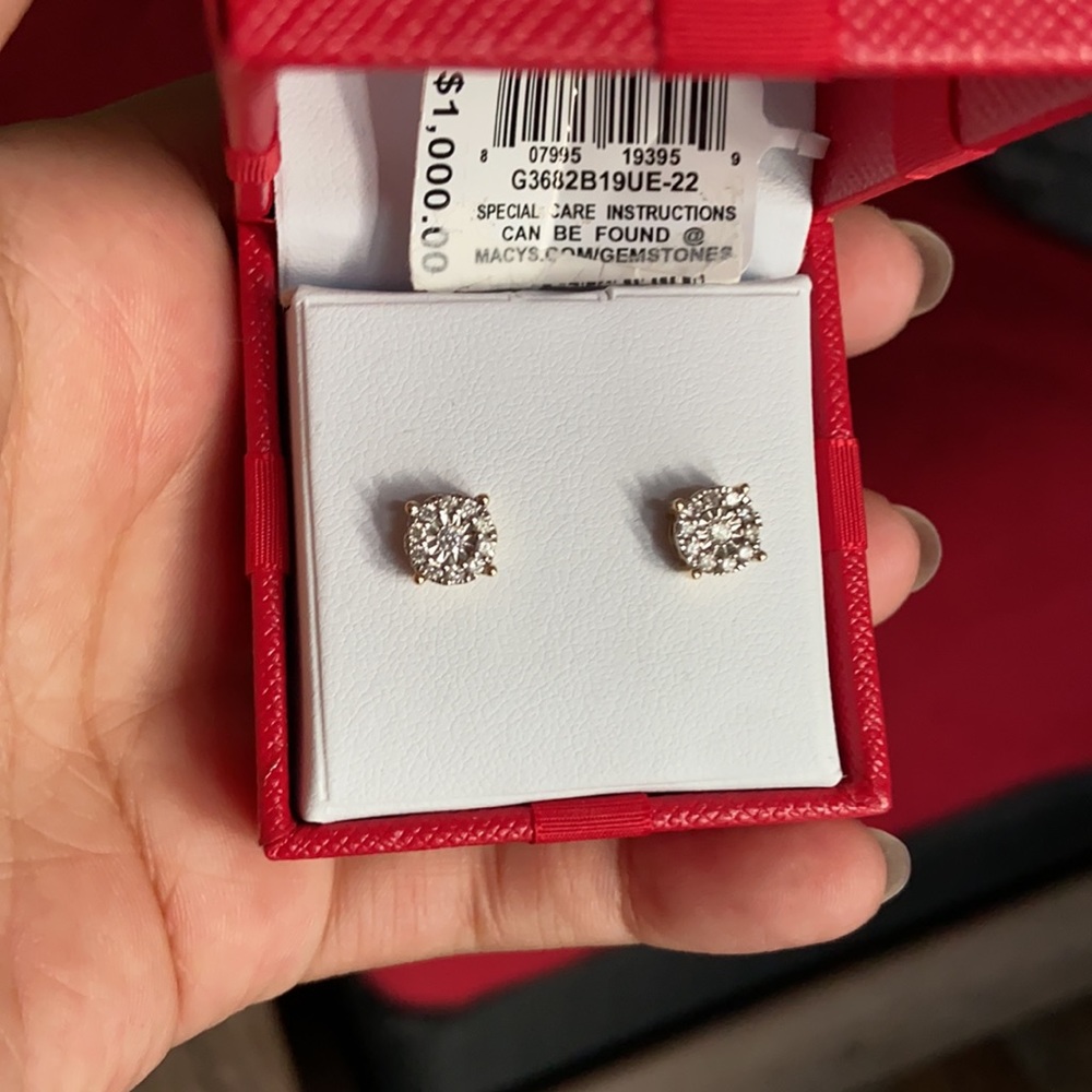 Diamond earrings